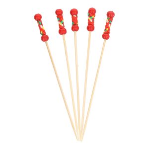PALILLOS DOBLE BOLA 12CM 100/100